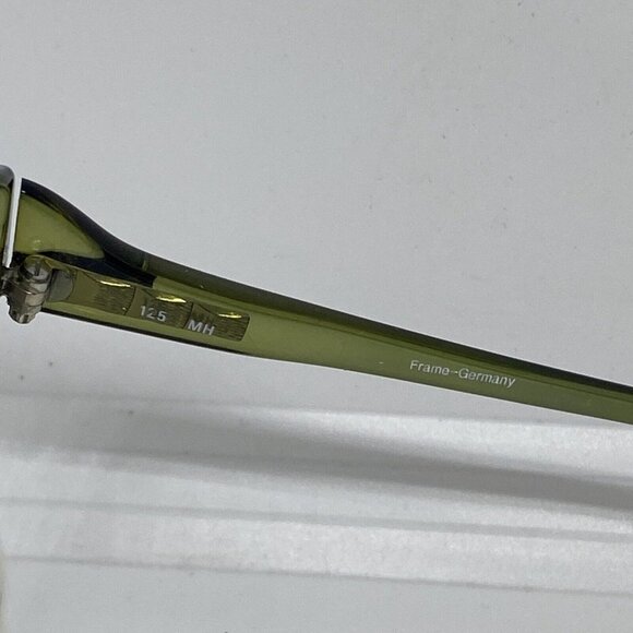 VINTAGE CARL ZEISS OVAL SUNGLASSES 58-16-125 #689 8058 Yellow Frame Clarlet NWT - Picture 6 of 7